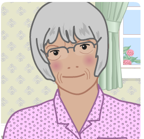 Angela Campbell at home