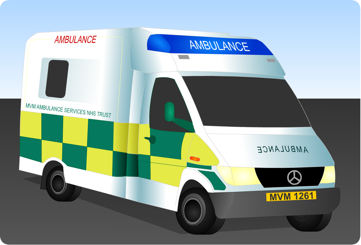 N.H.S. ambulance
