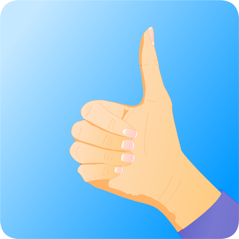 thumbs up
