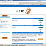Doris search results website screenshot