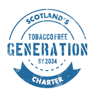 logo for Scotland's Charter: Tobacco-free generation by 2034