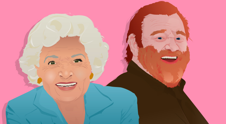 Portraits of Sandy and Mina