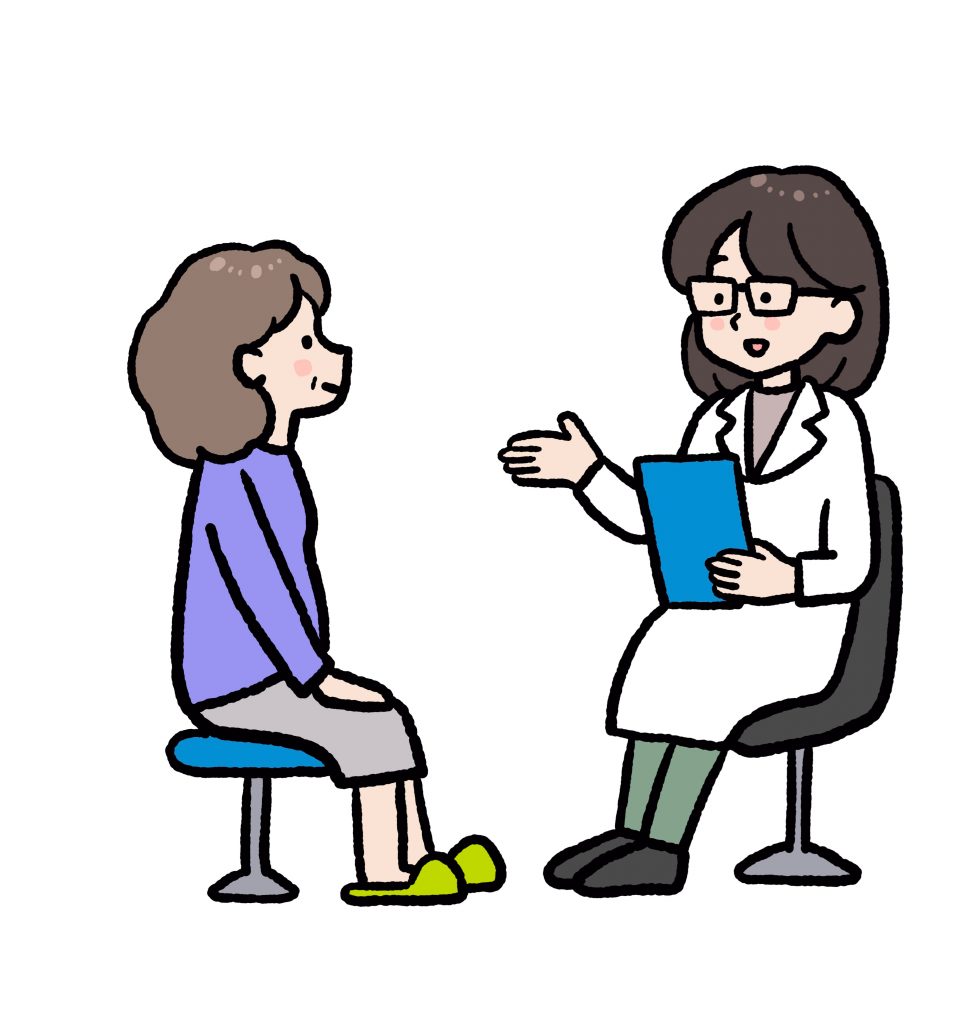 doctor speaking with a patient